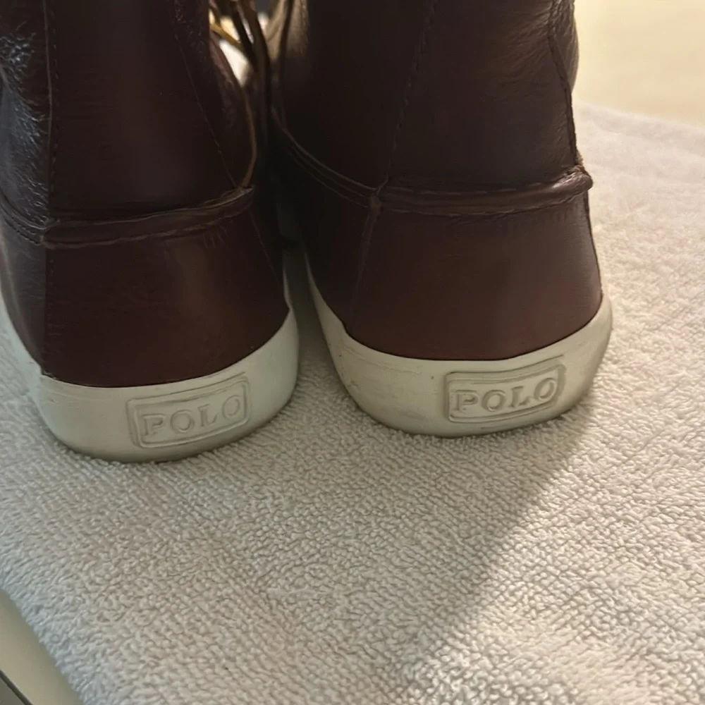 Men leather Polo boots